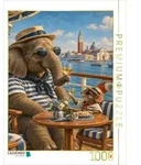 CALVENDO Puzzle Maus und Elefant auf Kreuzfahrt vor Venedig 1000 Teile...