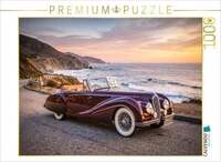 CALVENDO Puzzle Delahaye 135 M Cabriolet (Frankreich, 1950) auf dem Pacific...