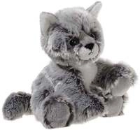 GLITTER-KITTY Katzen-Baby graumeliert