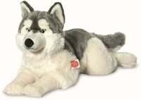 Teddy Hermann 92782 - Husky liegend, 60 cm, Hund, Pl&uuml;schtier