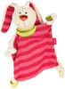 Sigikid 40594 - Schnuffeltuch Hase pink gestreift Classic, 26 cm