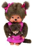 Monchhichi Mother Care Pink Girl, ca. 20 cm