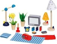 goki Accessoires Wohn- und Schlafzimmer f&uuml;r Puppenhaus