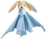 Steiff 237478 - Hoppel Hase Schmusetuch, blau, Pl&uuml;sch/Baumwolle, 28 cm