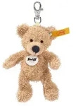 Steiff 111600 - Fynn Teddyb&auml;r, Anh&auml;nger, beige, Pl&uuml;sch, 12 cm