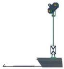 M&auml;rklin 76481 H0 Lichtsignal mit Zusatzlicht Vorsignal Fertigmodell DB
