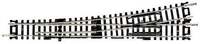 Fleischmann 22301 N Gleis (ohne Bettung) Unterflurweiche, links 155mm 10&deg; 765mm 1St.