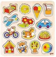 Steckpuzzle Schaukelpferd, Ball, ...