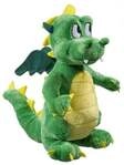 Heunec 378179 - Pl&uuml;schdrache, gr&uuml;n 35 cm