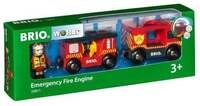BRIO World - Feuerwehr-Leiterfahrzeug mit Licht & Sound