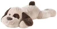 Heunec 901179 - HUND XL liegend beige/braun, 120 cm
