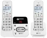 Geemarc AMPLIDECT 295-2 Schnurloses Seniorentelefon Anrufbeantworter Beleuchtetes