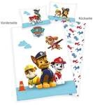 Paw Patrol 2632205063 - Flanell-Bettw&auml;sche, 40x60 cm + 100x135 cm, 100% Baumwolle