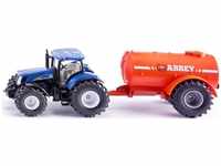 SIKU Farmer - Traktor mit Ein-Achs-Güllefass, Spielwaren