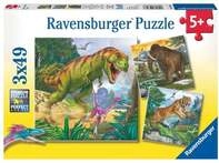 Puzzle Ravensburger Herrscher der Urzeit 3 X 49 Teile