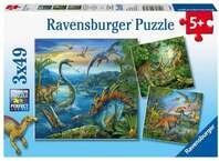 Puzzle Ravensburger Faszination Dinosaurier 3 X 49 Teile