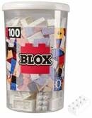 Simba 104118915 - Blox Steine in Dose, Konstruktionsspielzeug, 100, wei&szlig;