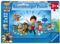 Puzzle Ravensburger PAW: Ryder und die Paw Patrol 2 X 12 Teile