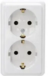 Kopp 120101001 Steckdosenleiste 2fach Arktis-Wei&szlig; ohne Stecker 1St.