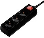 Hama 00108835 Steckdosenleiste Schwarz Schutzkontakt 1St.