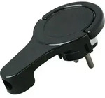 Kopp 172005030 Schutzkontakt-Flachstecker 230 V Schwarz IP20