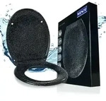 WC Sitz Mod. Ottana Granit, Toilettendeckel mit Absenkautomatik