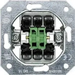 Siemens Schalterprogramm Einsatz Wechselschalter Delta Aluminium (Metallic) 5TA2118 1