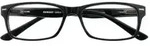 Lesebrille ROBERT, schwarz, +2.50 dpt mit Etui
