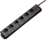 hama 00137259 Steckdosenleiste 6+1"