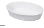 K&uuml;chenprofi Bauernform wei&szlig;, oval Burgund Bauernform wei&szlig;, oval Burgund