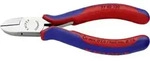 Knipex 77 02 130 Elektrotechnik und Feinwerktechnik Seitenschneider mit Facette 130mm