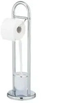 Stand WC-Garnitur Mod. Siena Chrom, aus Stahl