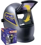 Toolit FLIP-FLAP 042513 Schwei&szlig;erschutzhelm EN 166, EN 168, EN 175 Schwarz