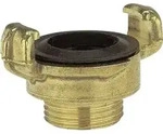 GARDENA 07115-20 Messing Klauenkupplung-Gewindest&uuml;ck Klauenkupplung, 33,25 mm (1)