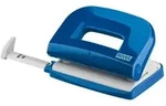Locher E 210, bis 10 Blatt blau/grau, mit Anschlagschiene