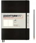 Notizbuch Medium A5 blanko Softcover schwarz