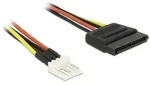 Delock Strom Anschlusskabel [1x SATA-Strom-Stecker 15pol. - 1x Floppy Stecker 4pol.]