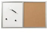 Herlitz Pinnwand und Magnettafel aus Kork 40 x 60 cm