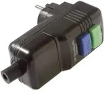 AS Schwabe 45209 Personenschutz-Zwischenstecker PRCD 230V Schwarz IP44
