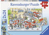 Puzzle Ravensburger Helden im Einsatz 2 X 24 Teile, Spielwaren