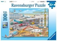 Puzzle Ravensburger Baustelle am Flughafen 100 Teile XXL