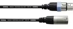 Cordial CCM 1 FM XLR Verbindungskabel [1x XLR-Buchse - 1x XLR-Stecker] 1.00m Schwarz