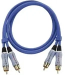Cinch Audio Anschlusskabel [2x Cinch-Stecker - 2x Cinch-Stecker] 5.00 m Blau
