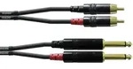 Cordial CFU3PC Audio Adapterkabel [2x Klinkenstecker 6.35mm - 2x Cinch-Stecker] 3.00m