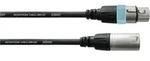 Cordial CCM5FM XLR Verbindungskabel [1x XLR-Buchse - 1x XLR-Stecker] 5.00m Schwarz