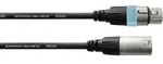 Cordial CCM2,5FM XLR Verbindungskabel [1x XLR-Buchse - 1x XLR-Stecker] 2.50m Schwarz