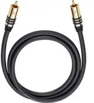 Cinch Audio Anschlusskabel [1x Cinch-Stecker - 1x Cinch-Stecker] 3.00 m Schwarz