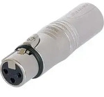 Neutrik NA3FM XLR-Adapter XLR-Buchse - XLR-Stecker 1St.