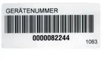 Fluke Barcode-Aufkleber 1063 (VE250)