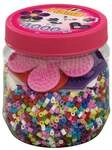Hama 2051 - Dose, 3 Stiftplatten 223+236+299 mit ca. 4000 B&uuml;gelperlen im Farbmix